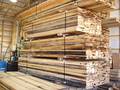 Antique Pine Band Sawn Lumber / Sorted into bundles of random width; like lengths
